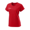 Wilson Tennis Shirt Team II Tech 2021 rot Damen